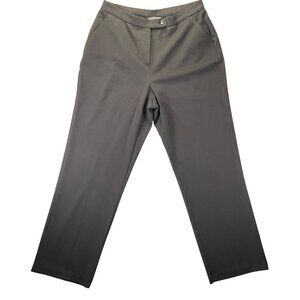 Investments Womens 14R Black Dress Pants